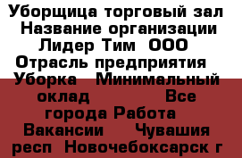 Уборщица торговый зал › Название организации ­ Лидер Тим, ООО › Отрасль предприятия ­ Уборка › Минимальный оклад ­ 27 200 - Все города Работа » Вакансии   . Чувашия респ.,Новочебоксарск г.